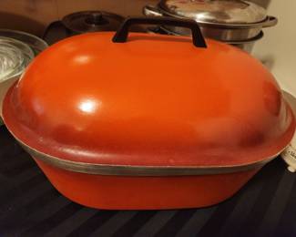 'Hammercraft' Cookware - Vintage Club 18" Oval Jumbo Turkey Roaster. 