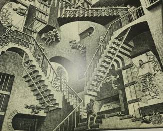 Escher. 'Relativity'. 