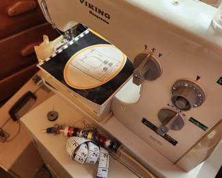 Viking Portable Sewing Machine with Carry Case. 