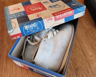 Vintage 'Buster Brown' Child's Shoes in Original Box. 