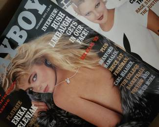 Playboy Magazines. 