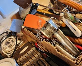 Utensils and Knives. 