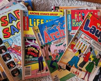 Vintage Archie, Laugh, Sad Sack, etc. Comics. 