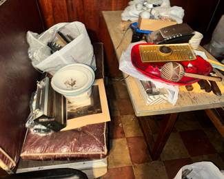 Kitchen table + bench in need of tlc