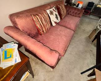 Velvet sofa comfy and fluffy