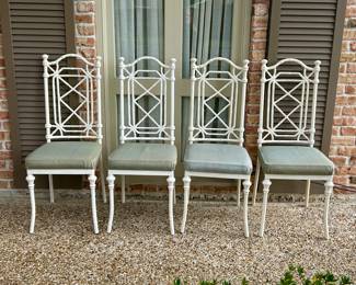 Hollywood Regency chairs (6 total)