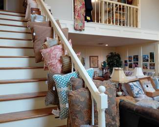 Throw pillows galore!
