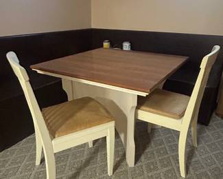 Table with two chairs