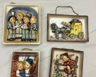 Hummel wall plaques.