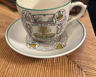 Adam's "the Farmer's Arms" oversized cup and saucer from England.