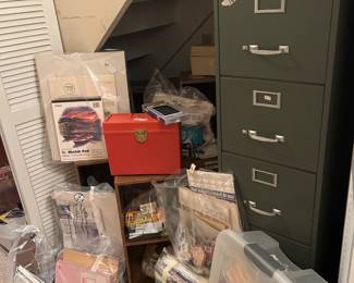 Office supplies.  Filing cabinets.