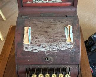 Original cash register from a Woolworth store.