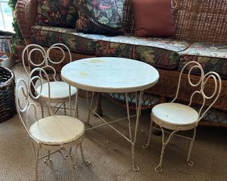 Parlor set for small children.