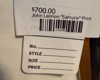 John Lennon "Samurai" Print