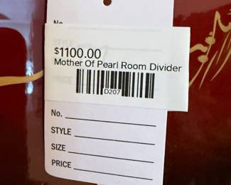 Mother of Pearl Room Divider