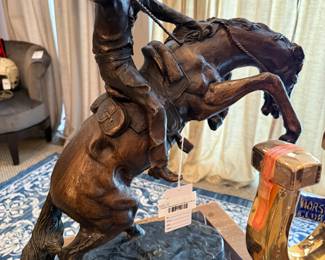 Frederic Remington "The Bronco Bust"
