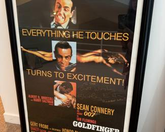 Autographed Goldfinger Poster 