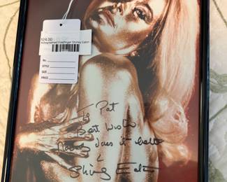 Autographed Goldfinger Shirley Eaton Photo