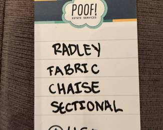 Radley Fabric Chaise Sectional 