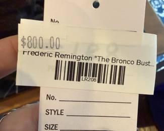 Frederic Remington "The Bronco Bust"
