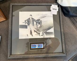 Signed Chuck Yeager Photo