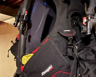 Zeagle Scuba Hose Set up, Aqua lungs, lots of gear!