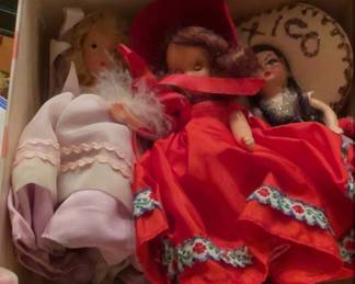 Antique Nancy Ann Story Book dolls in box