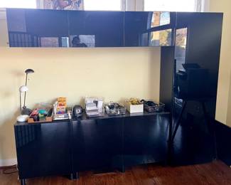 IKEA cabinet system - piano black