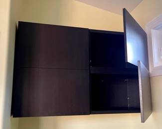 IKEA cabinet system - dark brown