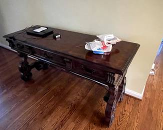 Solid Wood Entry Table /Desk