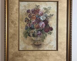 24 FloralFramedArtPrint