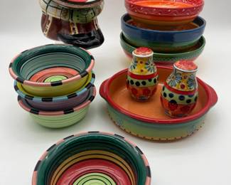 88 ColorfulTalaveraPotteryLot