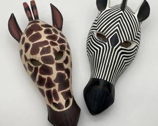 26 JungleThemedLotFeaturingGiraffeandZebraTribalStyledArt