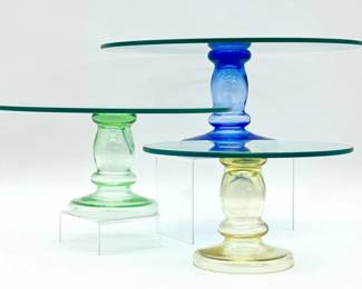 60 ThreePedestalGlassDessertStands