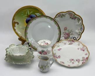 61 HandPaintedCeramicsFeaturingMultipleHavilandLimogesPieces