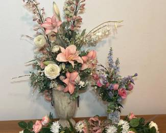 41 PinkFloralArtificialFlowers