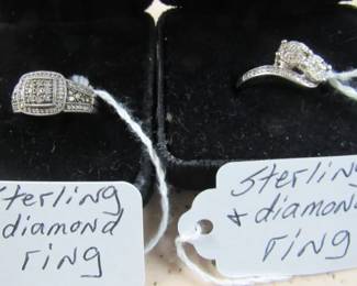 Sterling & Diamond Rings