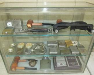 Showcase w/Pipes, Lighters, & More