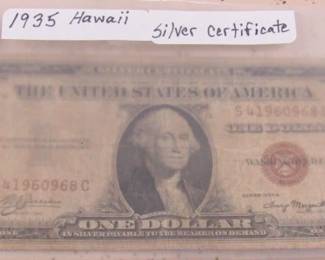1935 Hawaii $1.00 Silver Certificate