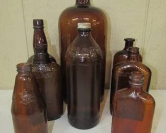 Old Brown Bottles