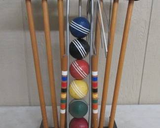 Vintage Croquet Set
