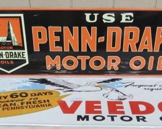 Metal Oil Signs
