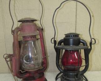 N.Y.C.S. Railroad Lantern & Barn Lantern