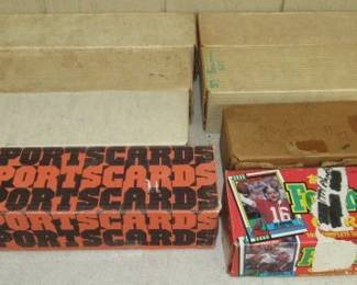 Boxes of Sports Cards