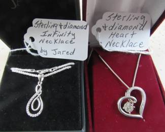 Sterling & Diamond Necklaces