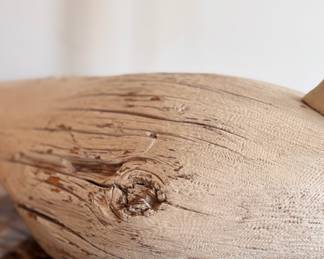 Fred & Sally Schieber Hand-Carved Swan Decoy Stamped - 4 Available (2 "Feeding"). All Measures Approximately 28" L x 14" D x 18" H. Photo 2 of 6. 