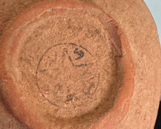 Antique Terracotta Leaf-Form Oil Lamp, Mediterranean Style. Measurements to Come. Photo 3 of 3. 