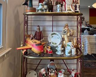 Brass, Metal & Baker Rack. Measurements. 