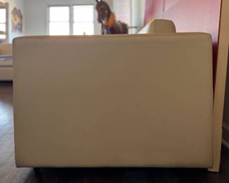 Charles Pfister for Knoll Mid-Century Custom-Designed Leather Upholstered Sofa. Circa 2001.  Measures 87" W x 33" D x 17" Seat Height. Photo 3 of 3. 