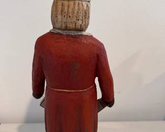 Folk Art Santa with Believe Sign. Hand-Made by American Carver Ed Pribyl. Photo 2 of 3. 